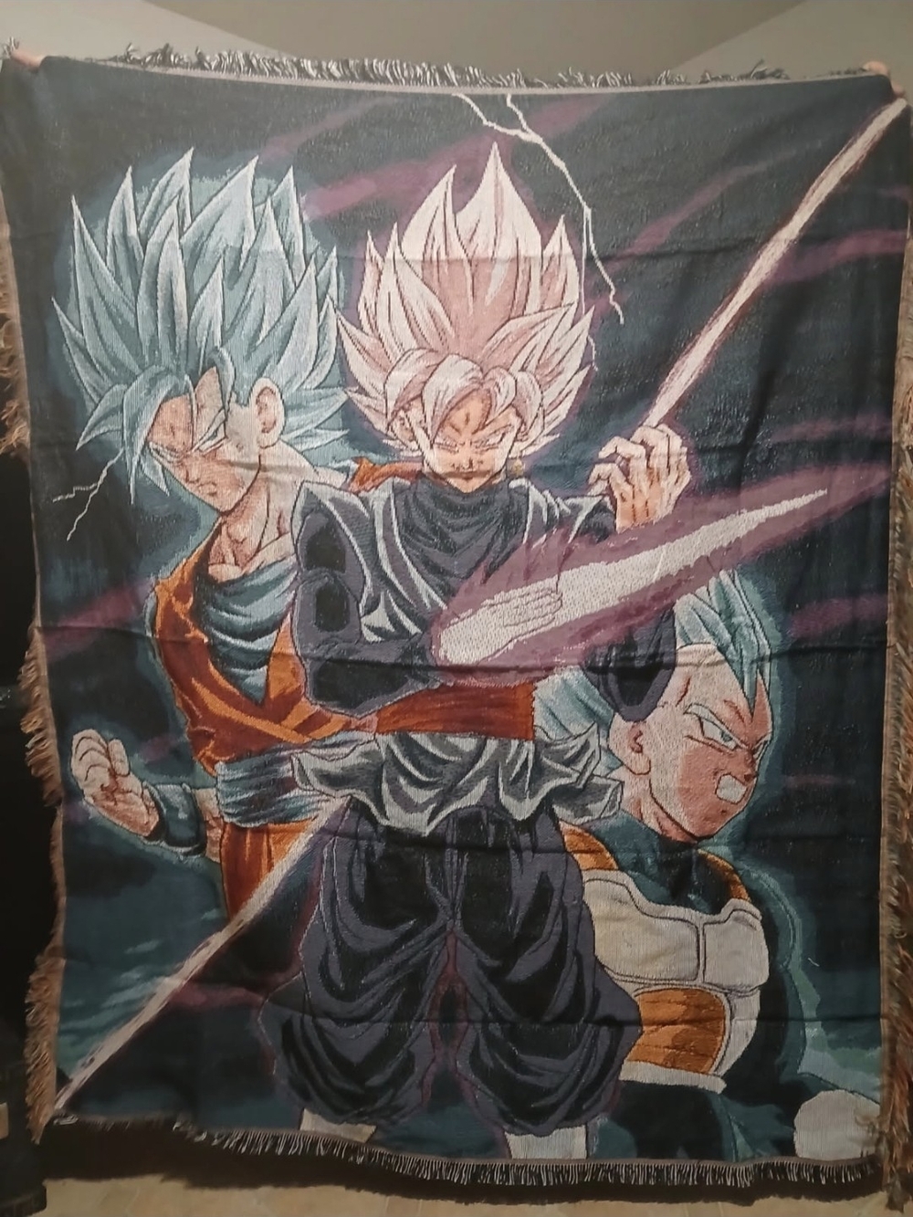 Anime DBZ ROSE GOKU WALL TAPESTRY OR BLANKET